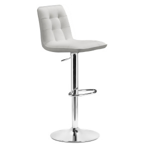 Zuo Oxygen Barstool in White - All
