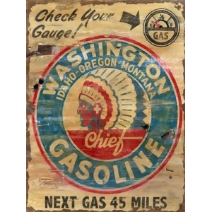 Red Horse Washington Gas Sign - All