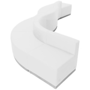 Flash Furniture Zb-803-580-set-wh-gg Hercules Alon Series White Leather Receptio - All