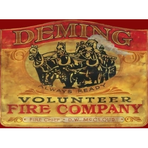 Red Horse Fire Department Sign - All