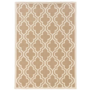 Linon Silhouette Rug In Beige And White 1'10 x 2'10 - All