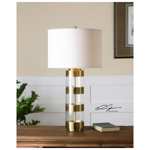 Uttermost Angora Brushed Brass Table Lamp - All