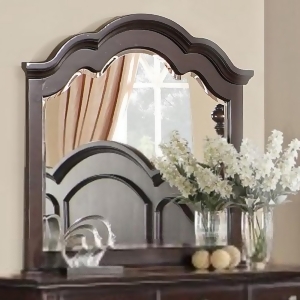 Homelegance Townsford Arched Mirror in Dark Cherry - All