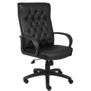 Boss Chairs Boss Button Tufted Executive Chair in Black - All