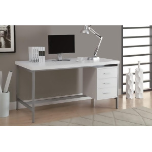 Monarch Specialties 7046 Office Desk in White - All