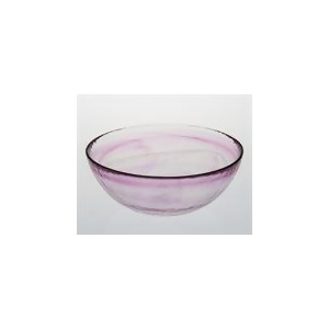 Abigails Stone age Glass Bowl In Hot Pink Alabaster Finish Set of 4 - All
