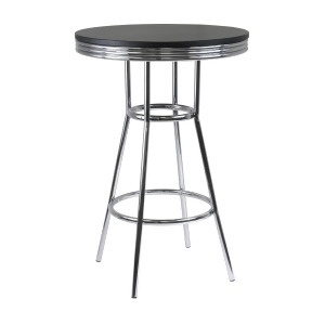 Winsome Wood Summit 30 Inch Round Pub Table - All