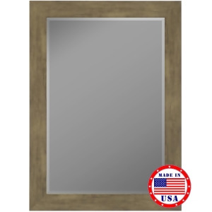 Hitchcock Butterfield Weathered Sand Barn Siding Grande Framed Wall Mirror - All