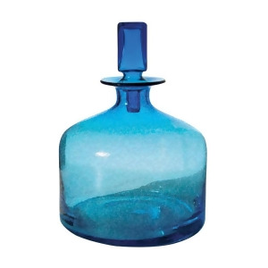 Lazy Susan Pool Blue Decanter - All