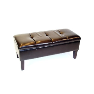 4D Concepts Blackstone Storage Bench in Brown - All