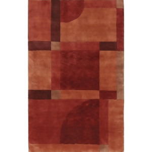 Couristan Pokhara Aurora Rug In Red Miso - All