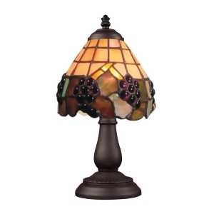 Landmark Lighting 080-Tb-07 Mix Match Section Tiffany Bronze Table Lamp - All