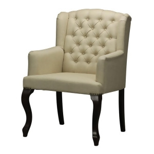 Sterling Industries 133-007 Linen Tuffted Arm Chair - All