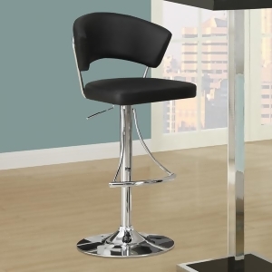 Monarch Specialties 2300 Hydraulic Lift Barstool in Black Chrome - All
