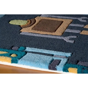 Momeni Lil Mo Whimsy Lmj-1 Rug in Steel Blue - All