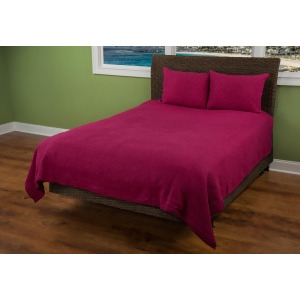 Rizzy Home 1 Piece Quilight In Raspberry And Raspberry - All
