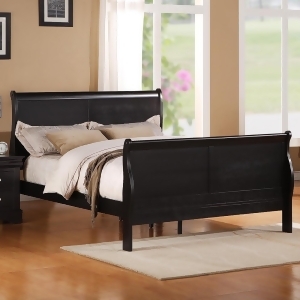 Standard Furniture Lewiston Black Panel Bed in Black - All