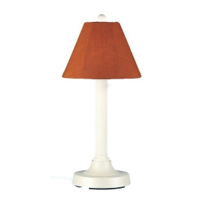 Patio Living Concepts San Juan 30 Inch Table Lamp w/ 2 Inch White Body Chili L - All
