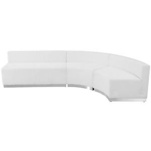 Flash Furniture Zb-803-750-set-wh-gg Hercules Alon Series White Leather Receptio - All