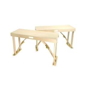 Spiderlegs B3813-nb Hand Crafted Folding Bench Set of 2 in Natural Birch - All
