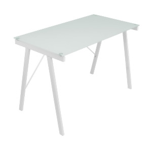 Lumisource Exponent Office Desk In White - All