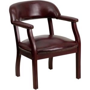 Flash Furniture Oxblood Vinyl Luxurious Conference Chair B-z105-oxblood-gg - All