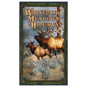 Red Horse Whistling Meadows Sign - All