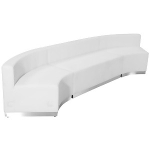 Flash Furniture Zb-803-770-set-wh-gg Hercules Alon Series White Leather Receptio - All