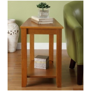 Homelegance Elwell Chairside Table w/ Shelf - All