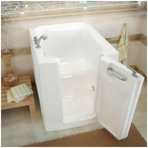 Meditub 32x38 Right Drain White Soaking Walk-In Bathtub - All