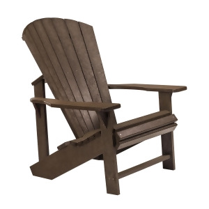 C.r. Plastics Adirondack Chair In Chocolate - All