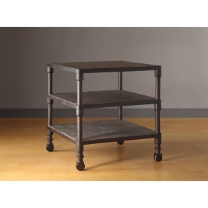 Madison Park Cirque 3 Tier End Table In Grey - All