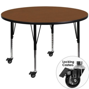 Flash Furniture Mobile 42 Round Activity Table With 1.25 Thick High Pressure O - All