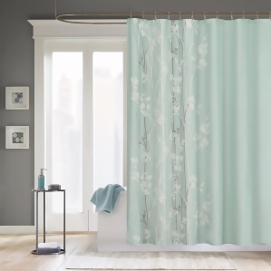 Madison Park Athena Shower Curtain In Green - All