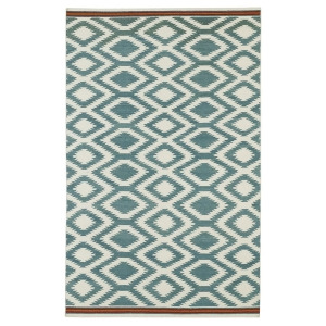 Kaleen Nomad Nom04 Rug In Turquoise - All