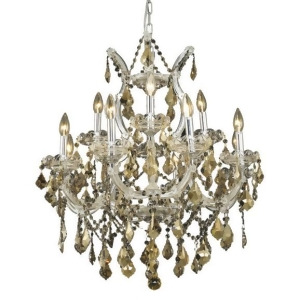 Lighting By Pecaso Karla Collection Hanging Fixture D27in H26in Lt 8 4 1 Chrome - All