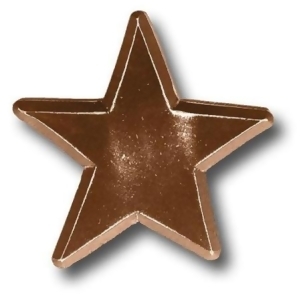 One World Distressed Star Chocolate Wooden Drawer Pulls Set of 2 - All