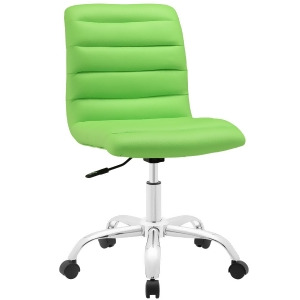 Modway Ripple Mid Back Office Chair In Bright Green - All