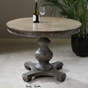 Uttermost Sylvana Wood Round Table - All