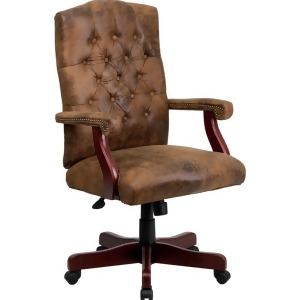 Flash Furniture Bomber Brown Classic Executive Office Chair 802-Brn-gg - All