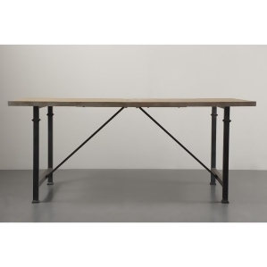 Madison Park Cirque Dining Table with Metal Legs In Grey - All