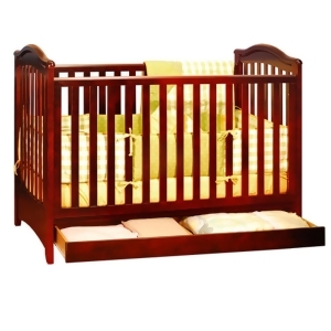 Afg Baby Jeanie Convertible Crib w/ Drawer in Cherry - All