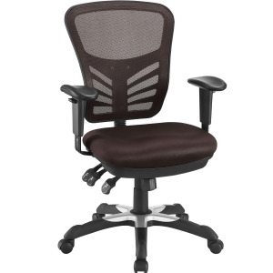 Modway Articulate Office Chair In Brown - All