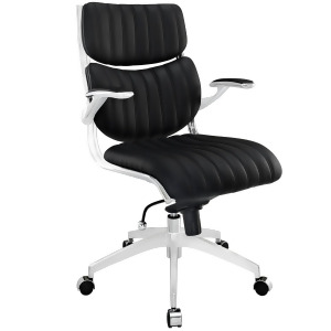 Modway Escape Midback Office Chair in Black - All