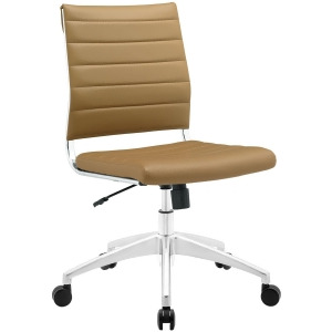 Modway Jive Mid Back Office Chair In Tan - All