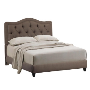 Leffler Allure Diamond Tufted Queen Bed in Lisburn Rattan - All