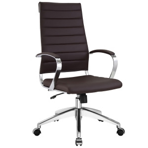 Modway Jive Highback Office Chair in Brown - All