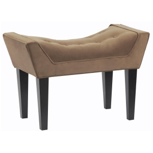 Leffler Maddie Button Tufted Single Bench in Portsmouth Ash - All