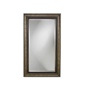 Howard Elliott 43013 Texan Silver Leaf w/ Bronze Overtone Black Inset Mirror - All