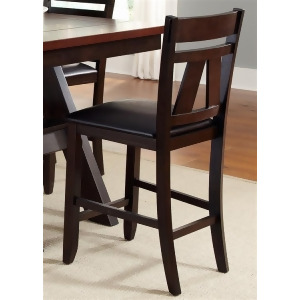 Liberty Lawson Splat Back Counter Height Chair In Light Dark Expresso Set of - All